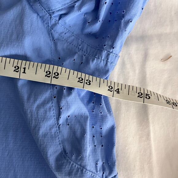 The Good Sir Collection Outdoor Fishing Light Blue Long Sleeve Polo Mens Size XL - Picture 8 of 9